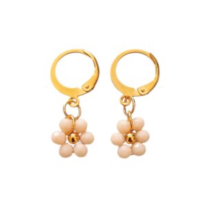 Aretes Margarita Crema