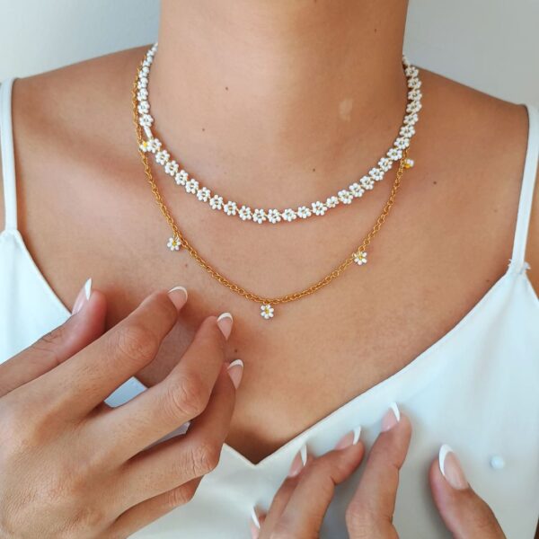 Set Collares Flower